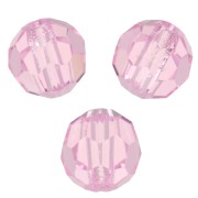 Perles rondes facettées Preciosa - Round Bead 5 mm - Pink Sapphire x15|raw }}
