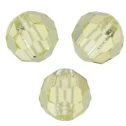 Perles rondes facettées Preciosa - Round Bead 5 mm - Jonquil x15|raw }}
