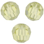 Perles rondes facettées Preciosa - Round Bead 4 mm - Jonquil x20