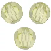 Perles rondes facettées Preciosa - Round Bead 4 mm - Jonquil x20