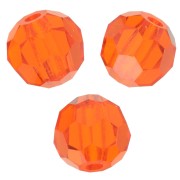 Perles rondes facettées Preciosa - Round Bead 4 mm - Hyacinth x20