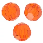 Perles rondes facettées Preciosa - Round Bead 4 mm - Hyacinth x20