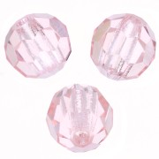 Perles rondes facettées Preciosa - Round Bead 4 mm - Light Rose x20|raw }}