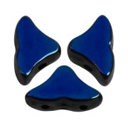 Perles en verre Hélios® par Puca® 6x10mm - Full Azzuro x10g