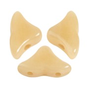Perles en verre Hélios® par Puca® 6x10mm - Opaque Beige x10g