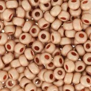 Preciosa Perles rocailles 11/0 2 mm - Terra Métallique Mat - Doré cuivré x20g