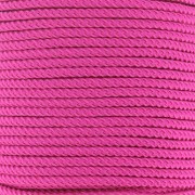 Cordon en polyester tressé 2 mm - Fuchsia x1m