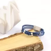 Cordon en polyester tressé 2 mm - Fuchsia x1m