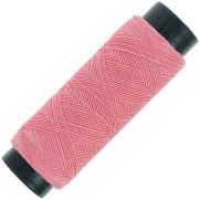 Fil plat en polyester ciré - Slam Cord pour micro macramé 0.6 mm - Rose x100m