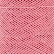 Fil plat en polyester ciré - Slam Cord pour micro macramé 0.6 mm - Rose x100m