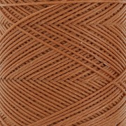Fil plat en polyester ciré - Slam Cord pour micro macramé 0.6 mm - Mocca x100m