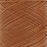 Fil plat en polyester ciré - Slam Cord pour micro macramé 0.6 mm - Mocca x100m