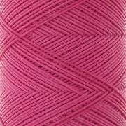 Fil plat en polyester ciré - Slam Cord pour micro macramé 0.6 mm - Fuchsia x100m