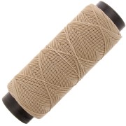 Fil plat en polyester ciré - Slam Cord pour micro macramé 0.6 mm - Sable x100m|raw }}