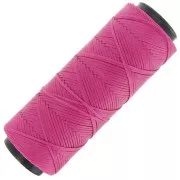 Fuchsia - Fil plat en polyester ciré - Slam Cord pour micro macramé 1 mm - Fuchsia x100m Fil plat en polyester ciré - Slam Cord pour micro macramé 1 mm - Fuchsia x100m
