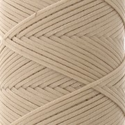 Fil plat en polyester ciré - Slam Cord pour micro macramé 1 mm - Sable x100m