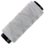 Fil plat en polyester ciré - Slam Cord pour micro macramé 1 mm - Gris x100m|raw }}