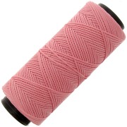 Fil plat en polyester ciré - Slam Cord pour micro macramé 1 mm - Rose x100m|raw }}