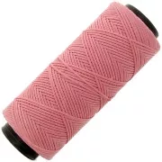 Rose - Fil plat en polyester ciré - Slam Cord pour micro macramé 1 mm - Rose x100m Fil plat en polyester ciré - Slam Cord pour micro macramé 1 mm - Rose x100m