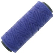 Fil plat en polyester ciré - Slam Cord pour micro macramé 1 mm Bleu royal x100m|raw }}