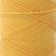 Fil plat en polyester ciré - Slam Cord pour micro macramé 1 mm - Jaune x100m
