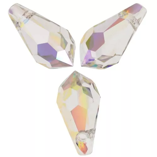 Gouttes PureCrystal 6000  13x6.5 mm Crystal AB x4