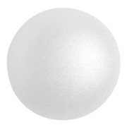 Cabochon rond en verre par Puca® 25 mm - Pastel White x1