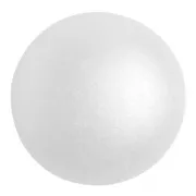 Cabochon rond en verre par Puca® 25 mm - Pastel White x1