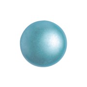 Cabochon rond en verre par Puca® 14 mm - Pastel Aqua x1|raw }}