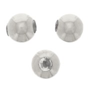 Perles stoppeur 3 mm avec un trou de 0.8 mm - Argent 925 x5