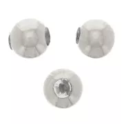 Perles stoppeur 3 mm avec un trou de 0.8 mm - Argent 925 x5