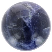 Cabochon rond 12 mm en pierre gemme - Sodalite x1