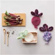 Creative Bubble - Fil à crocheter pour éponge tawashi - Betterave rouge x50g