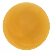 Cabochons - Cabochon rond en résine translucide 12 mm - Jaune miel marbré x1 Cabochon rond en résine translucide 12 mm - Jaune miel marbré x1