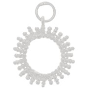 Pendentif soleil évidé avec petites boules 15 mm - Argent 925 x1
