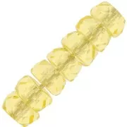 Perles rondelles facettées 6x3 mm - Jonquil x25