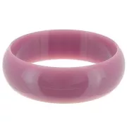 Bracelet jonc épais en résine opaque 68 mm - Vieux rose x1