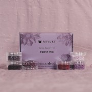 Kit perles Miyuki By Perles & Co - Assortiment Miyuki Delica 11/0 Pansy Mix