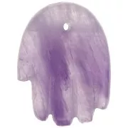 Pendentif main 20.5x15 mm en pierre gemme - Amethyste x1