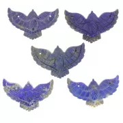 Intercalaire aigle 42x24 mm en pierre gemme - Lapis lazuli x1