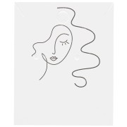 Lot de 20 cartes supports bijoux 6x5 cm boucles d'oreilles et colliers Motif Femme