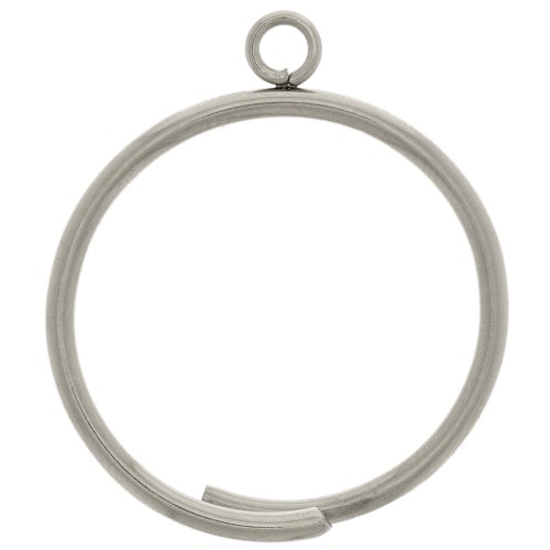 Bague fine avec anneau fermé - Taille 57 - Acier inoxydable 304 x1