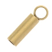 Embouts pour cordon 1 mm - Acier inoxydable 303 Doré x4