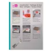 Pendentif losange 55 mm pour poudre de sur-glaçure Efcolor en cuivre x1