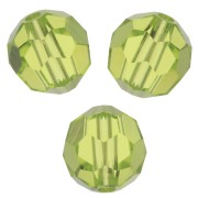 Perles rondes  PureCrystal 5000 6 mm - Citrus Green x6