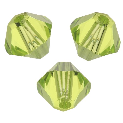 Toupies en cristal PureCrystal 5328 4 mm - Citrus Green x50
