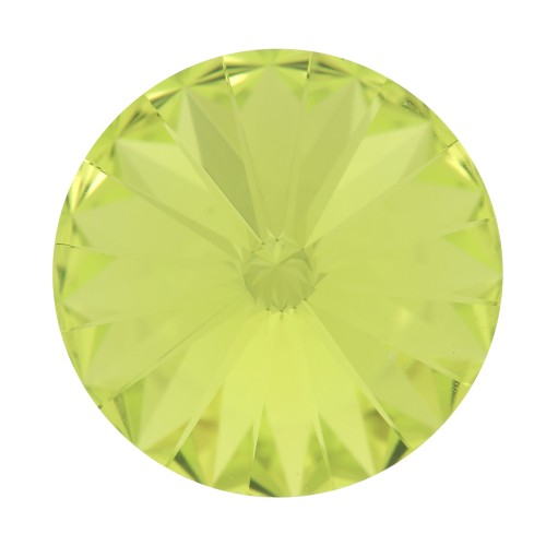 Cabochon PureCrystal 1122 Rivoli 12 mm - Citrus Green x1