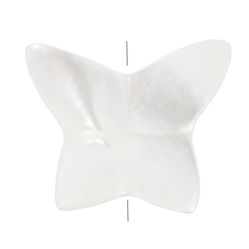 Perle papillon en nacre 7x8 mm x1