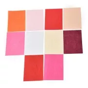 Assortiment de papiers de soie uni - Rouge - Rose x100