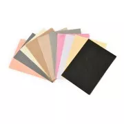 Assortiment de papiers de soie uni - Beige - Gris x100